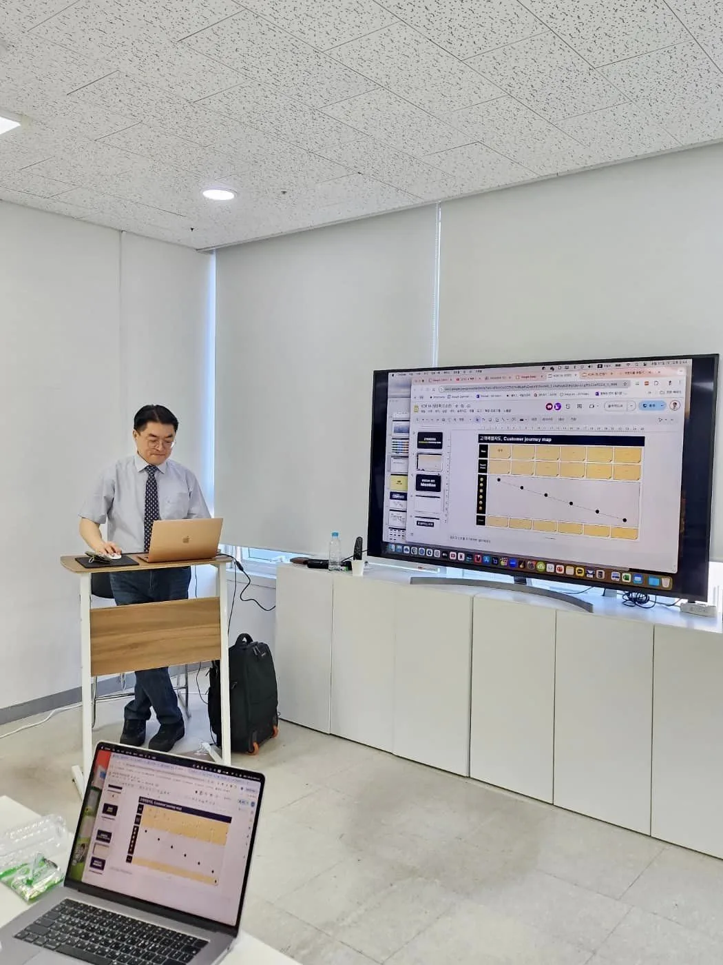 강사로 디자인씽킹 강사육성 교육 교육 현장 - 나눔경영컨설팅 김종혁