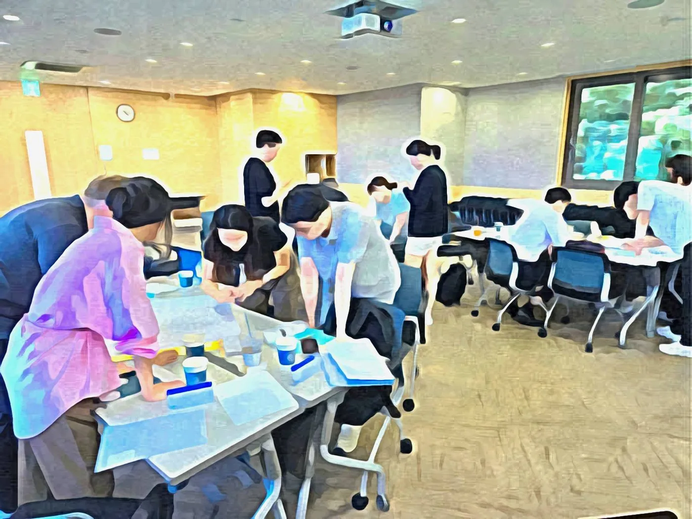 현대코퍼레이션 신사업 개발 워크숍 교육 현장 - 나눔경영컨설팅 김종혁
