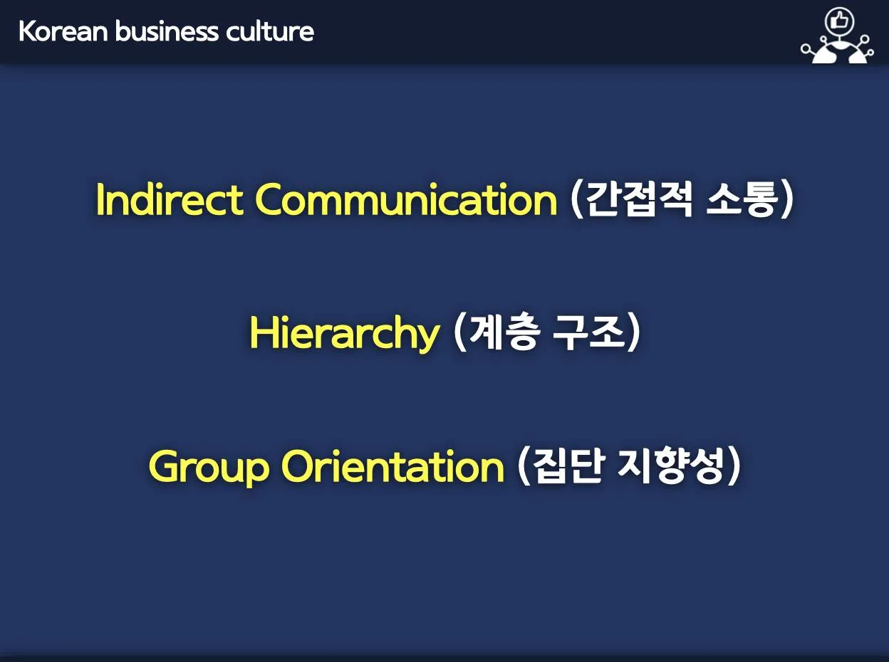 KOICA 한국 비즈니스 문화 특강 교육 현장 - 나눔경영컨설팅 김종혁