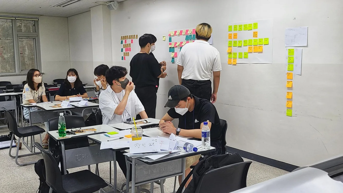 경남대학교 영어 세일즈 피칭 교육 교육 현장 - 나눔경영컨설팅 김종혁