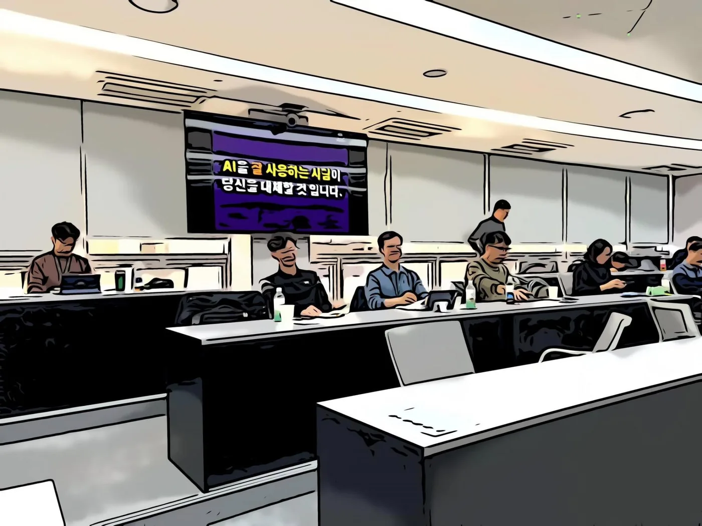 KDI국제정책대학원 AI도구 활용법 특강 교육 현장 - 나눔경영컨설팅 김종혁