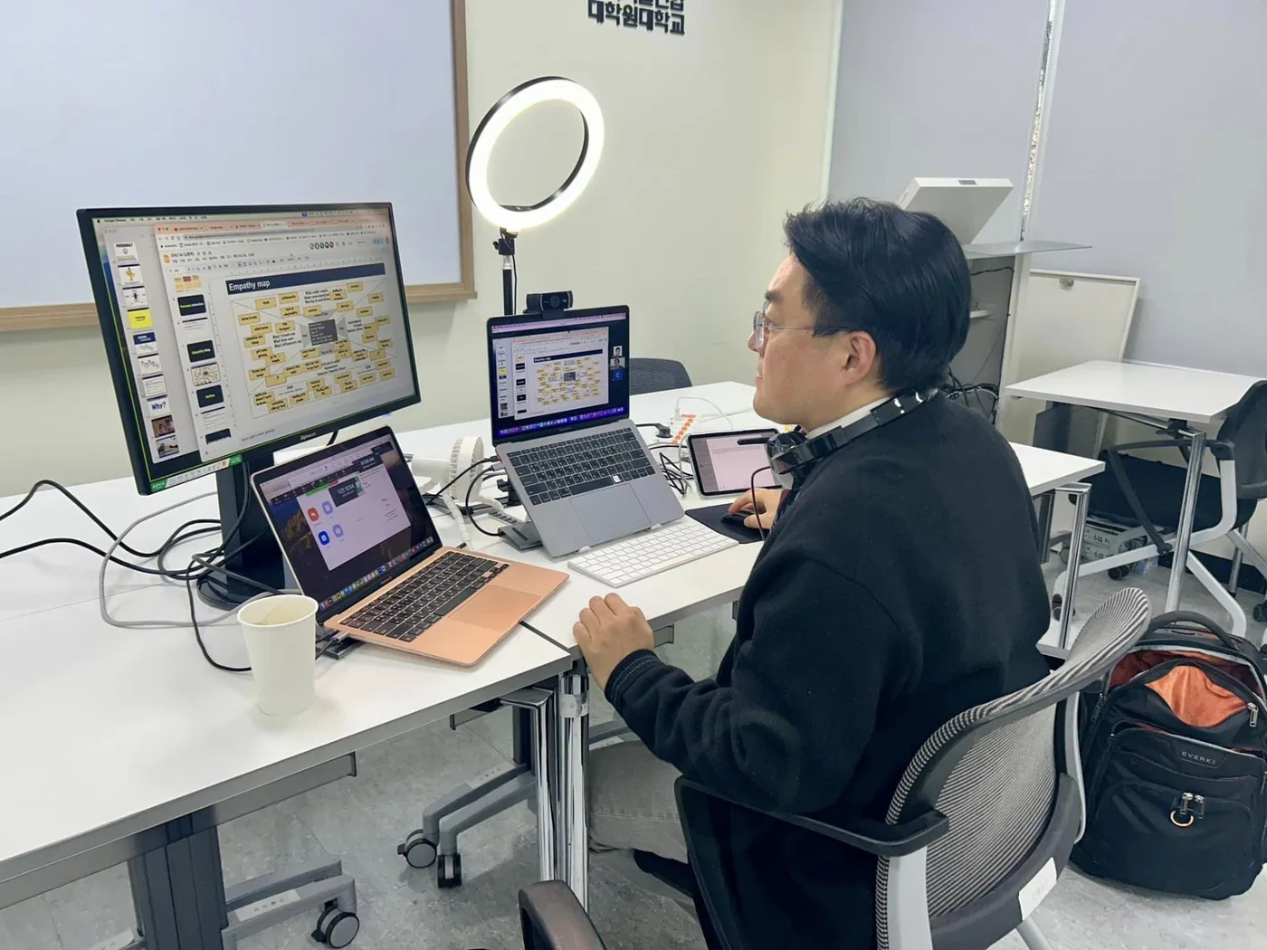UST 디자인씽킹 워크샵 2/4 교육 현장 - 나눔경영컨설팅 김종혁