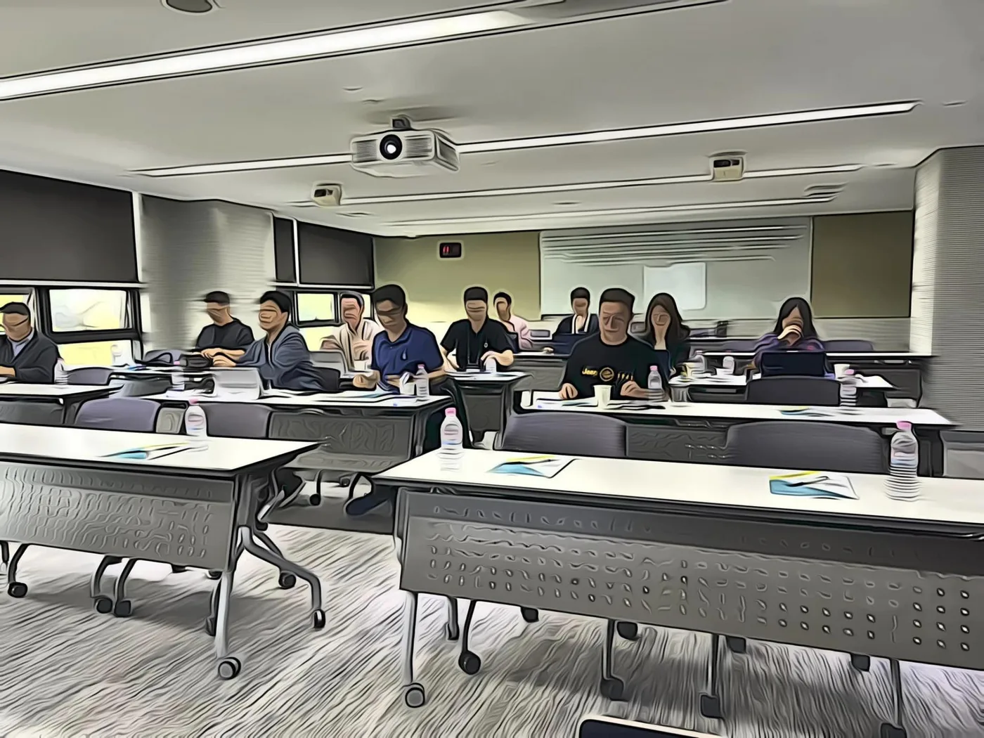 한경협 생성형 AI활용법 교육 교육 현장 - 나눔경영컨설팅 김종혁