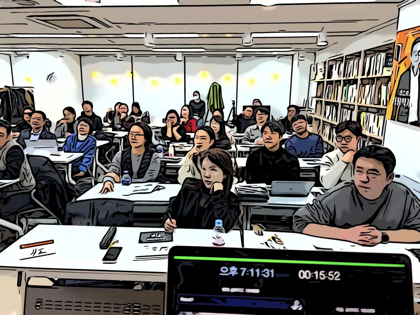 한국사장학교 AI툴 활용법 특강 교육 현장 - 나눔경영컨설팅 김종혁
